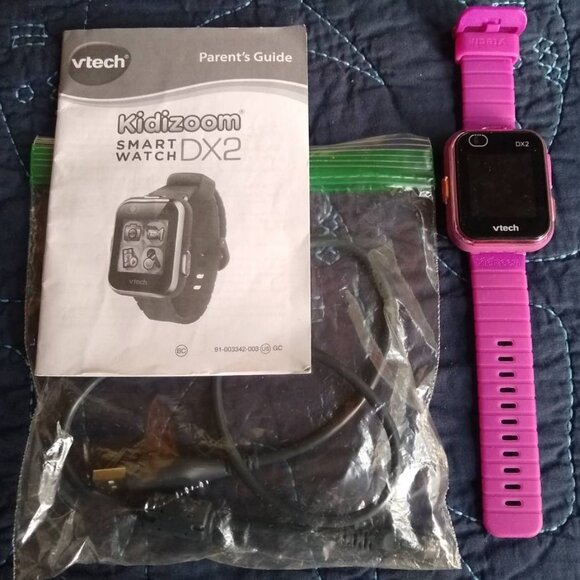 2 kid smartwatches, Vtech DX2 (pink) and Vtech DX3 (kidizoom) - Picture 2 of 4